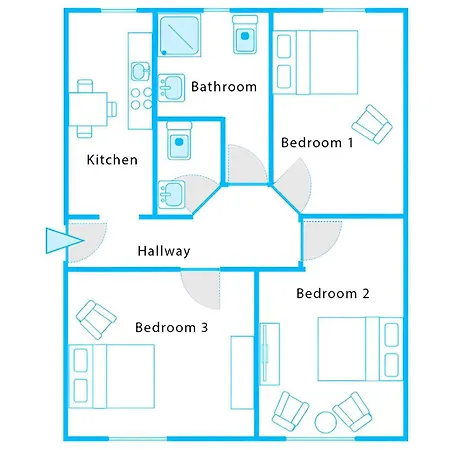 아파트 The Weichsel - Group Flat In Berlin, Family-friendly, 3br, 2 Bath Rooms, 4- 6 Guests 베를린
